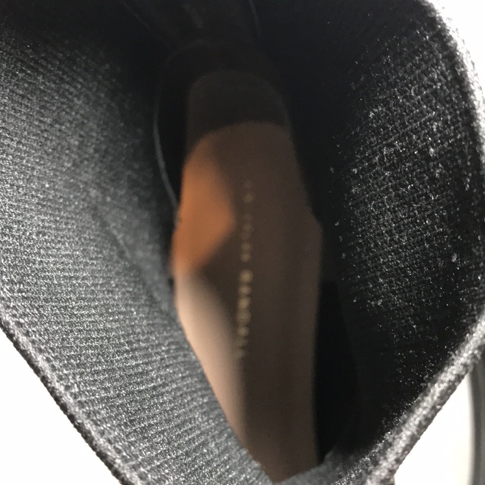 Loeffler Randall Black Croc-Embossed Chelsea Booties - Picture 5 of 14